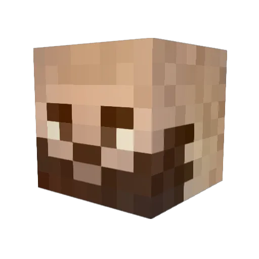 SapphireDavid Minecraft avatar head, 3D render