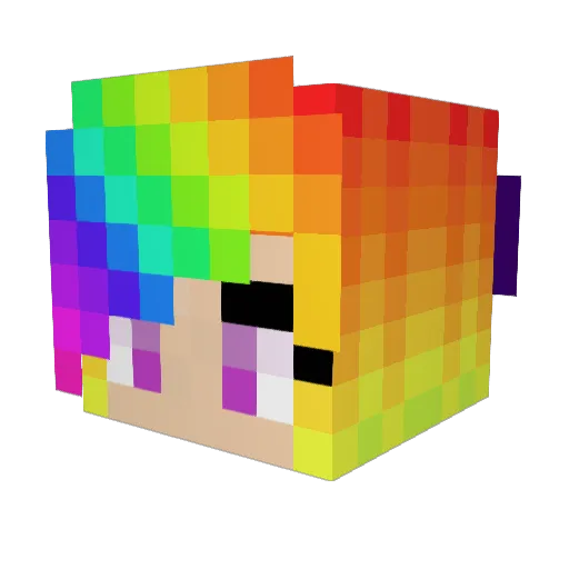 Sapphire_Grey21 Minecraft avatar head, 3D render