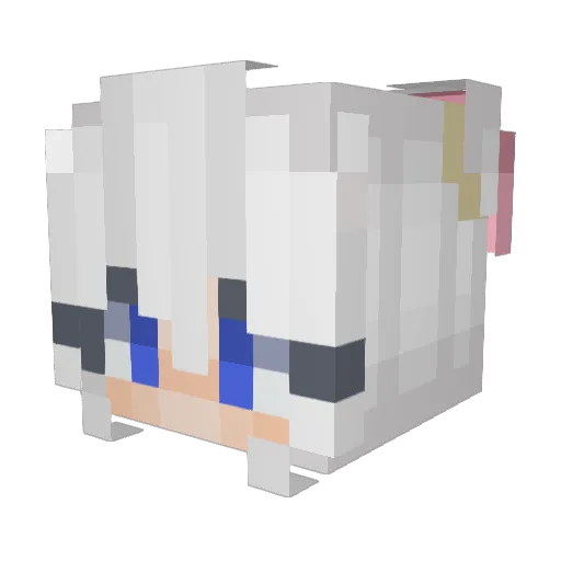 SapphiresPhoenix Minecraft avatar head, 3D render