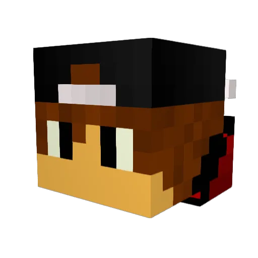 SappigeMax Minecraft avatar head, 3D render