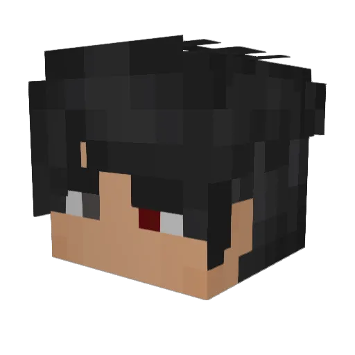 SappyD Minecraft avatar head, 3D render