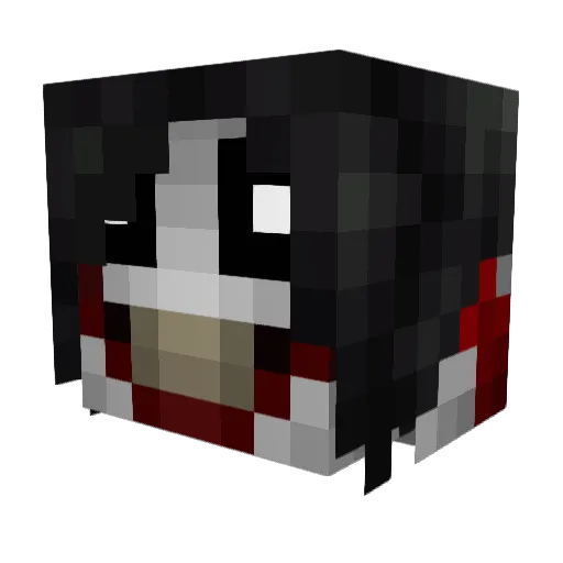 SappySally Minecraft avatar head, 3D render