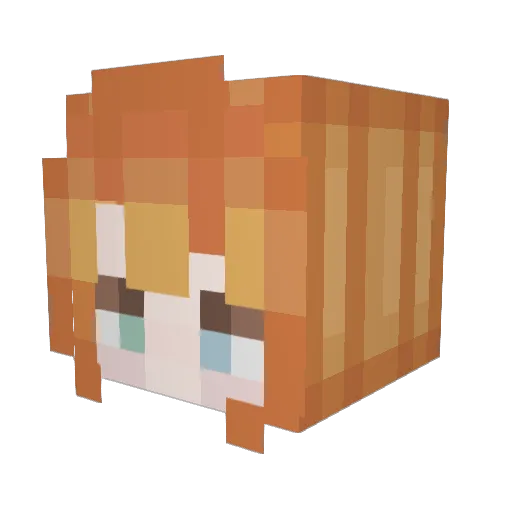 SappySlime Minecraft avatar head, 3D render