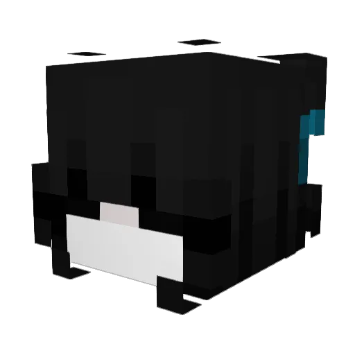 Saprissa Minecraft avatar head, 3D render