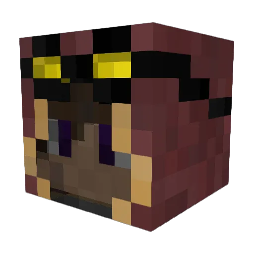 Saproling_King Minecraft avatar head, 3D render
