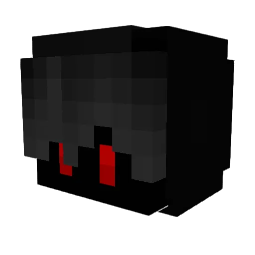 Saquryx Minecraft avatar head, 3D render