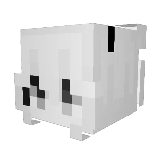 Sar3344 Minecraft avatar head, 3D render