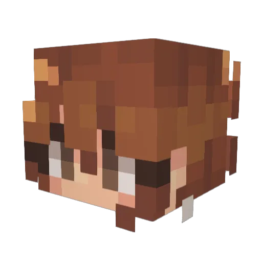 SarArchive Minecraft avatar head, 3D render