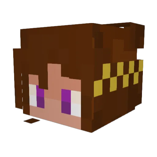 SarBear814 Minecraft avatar head, 3D render