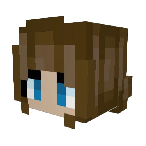 SarF62 Minecraft avatar head, 3D render
