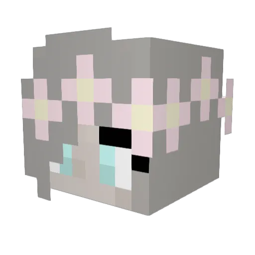 SarStri Minecraft avatar head, 3D render