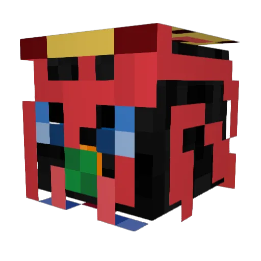 Sar_Moody Minecraft avatar head, 3D render