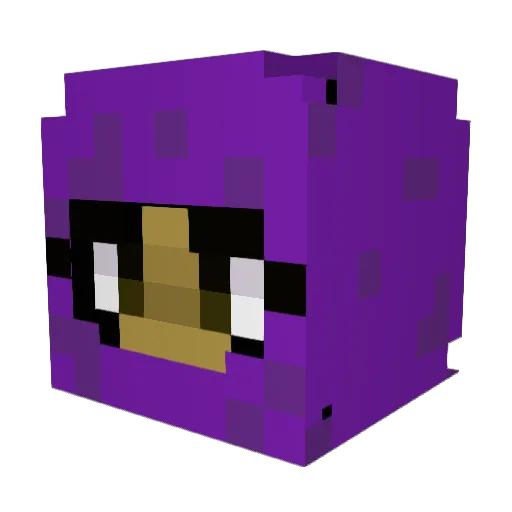 SaraAUS Minecraft avatar head, 3D render