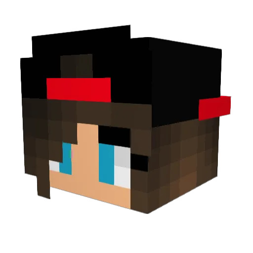 SaraGamer_PT Minecraft avatar head, 3D render