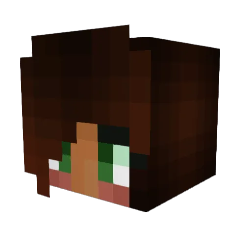 Saracha_Sauce Minecraft avatar head, 3D render
