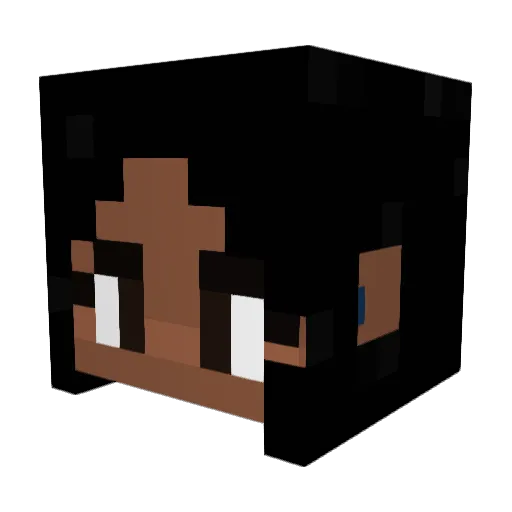 SaradasDad Minecraft avatar head, 3D render