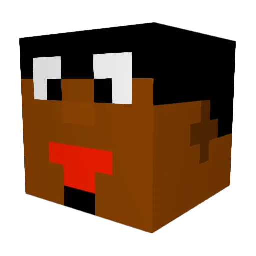 SarahRules89 Minecraft avatar head, 3D render