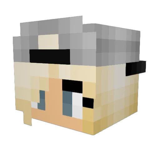 SarahSquadMC Minecraft avatar head, 3D render