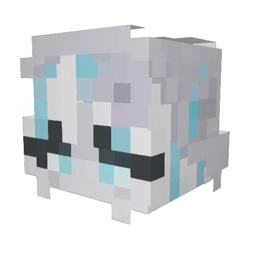 Sarah_Fraisou Minecraft avatar head, 3D render