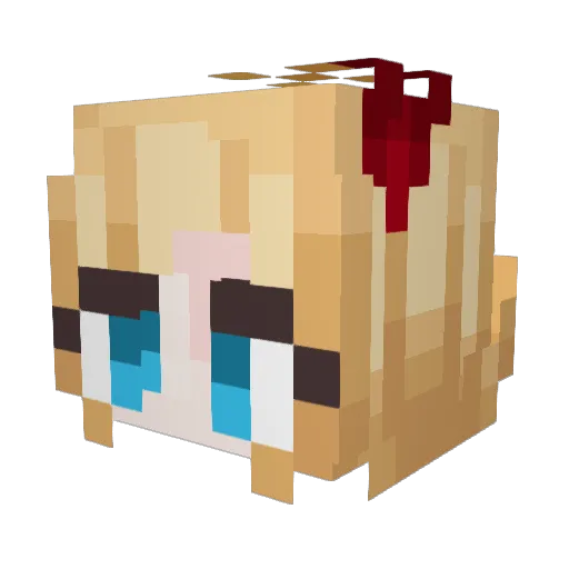 Sarahgaming4373 Minecraft avatar head, 3D render