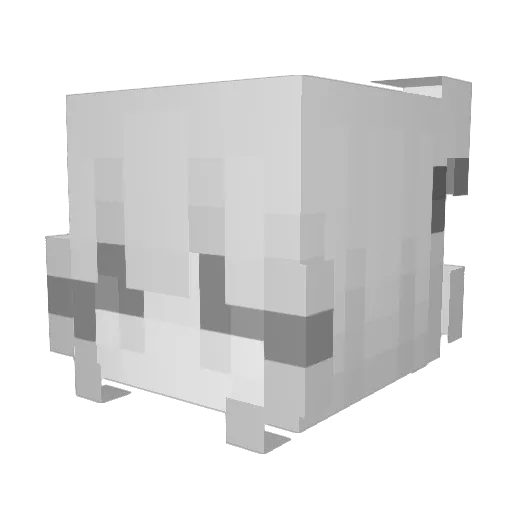 Sarahistschlau Minecraft avatar head, 3D render