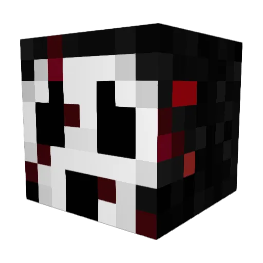 Sarai_P100207 Minecraft avatar head, 3D render