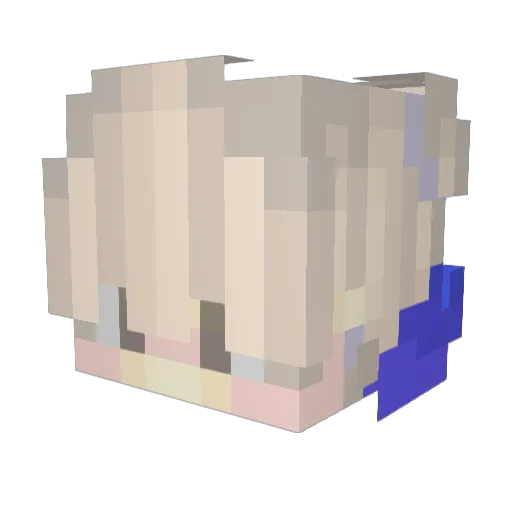 Sarak69 Minecraft avatar head, 3D render