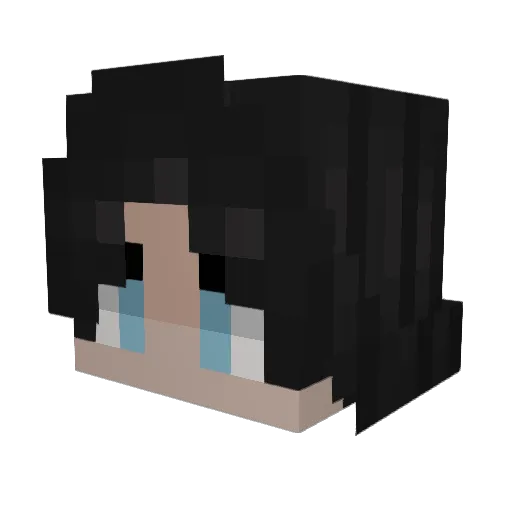 Saraphon Minecraft avatar head, 3D render