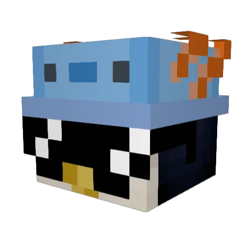 Saraweneq88 Minecraft avatar head, 3D render