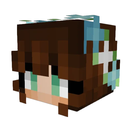 Sarbear101803 Minecraft avatar head, 3D render
