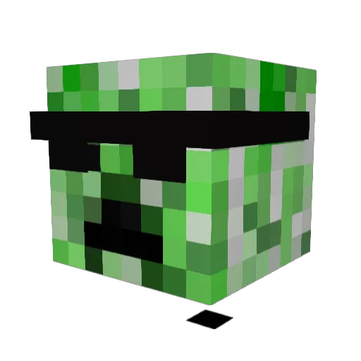 Sarcastaball123 Minecraft avatar head, 3D render