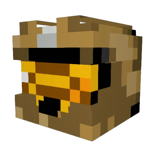 SarcasticGhost Minecraft avatar head, 3D render
