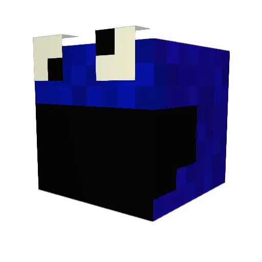 Sardar Minecraft avatar head, 3D render