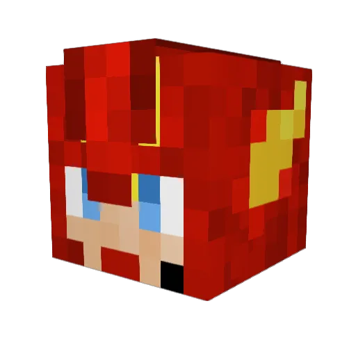 Sardeans Minecraft avatar head, 3D render