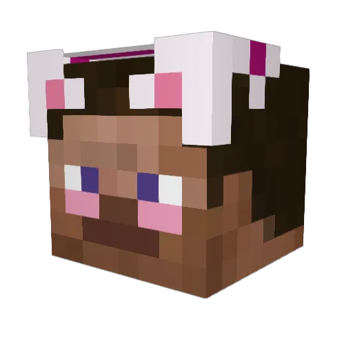 Saret__ Minecraft avatar head, 3D render