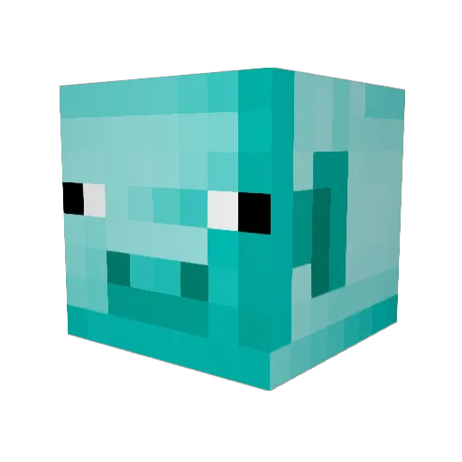 SargAwesome02 Minecraft avatar head, 3D render