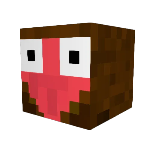 SargentSquirrel Minecraft avatar head, 3D render