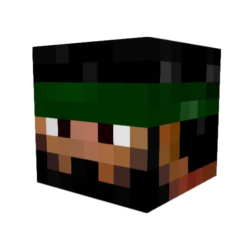 SargentSwagger Minecraft avatar head, 3D render