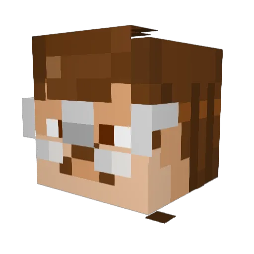 Sargent_Sunshine Minecraft avatar head, 3D render