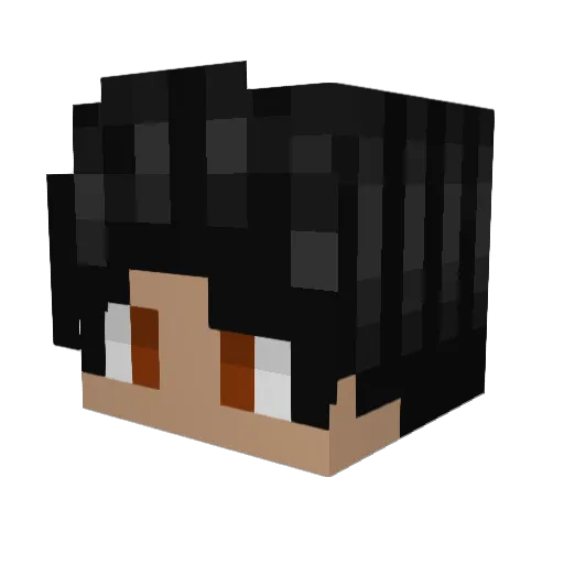 SargonTrillian Minecraft avatar head, 3D render