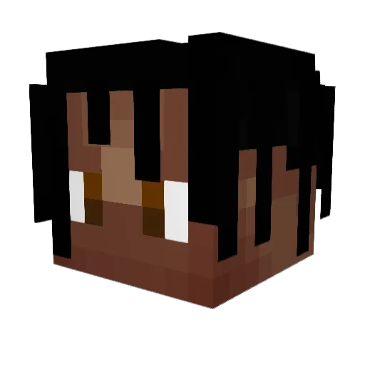 Sarhindi Minecraft avatar head, 3D render