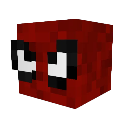 Sarina09 Minecraft avatar head, 3D render