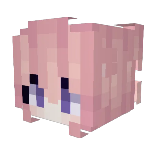 Sarithadad Minecraft avatar head, 3D render