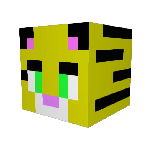 Sarman26 Minecraft avatar head, 3D render
