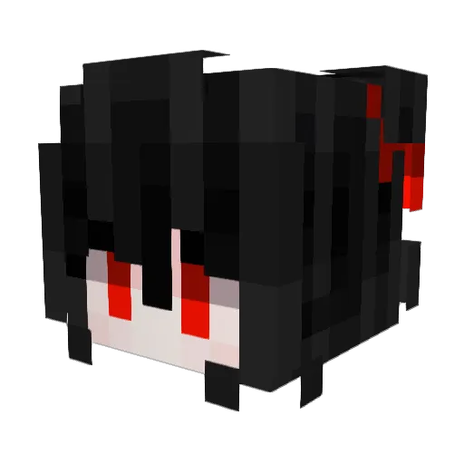 Saroda Minecraft avatar head, 3D render