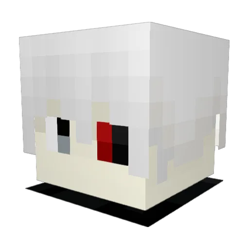 Saroeun Minecraft avatar head, 3D render