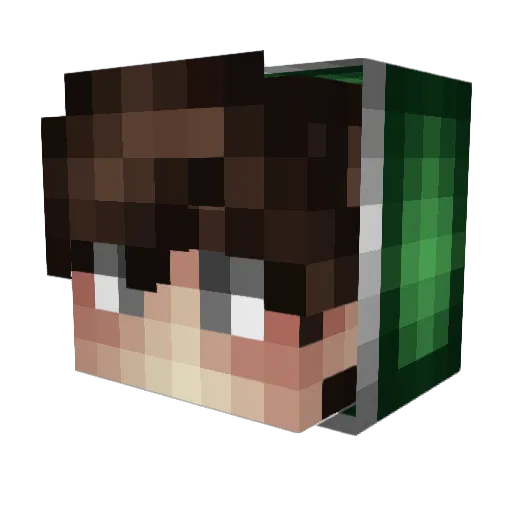 Sarp_Yuksel Minecraft avatar head, 3D render