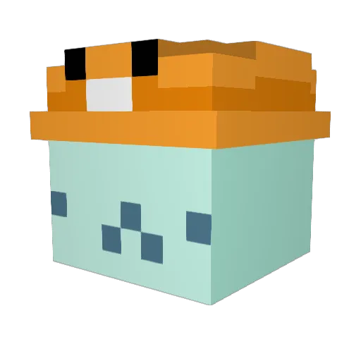 Sarperium Minecraft avatar head, 3D render