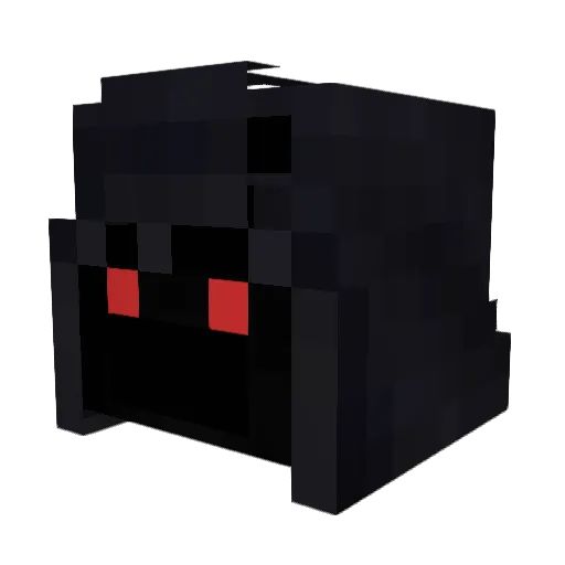 Sartaal Minecraft avatar head, 3D render