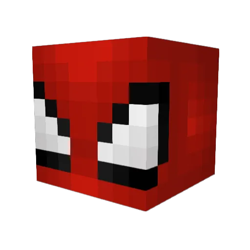 SarthMiner Minecraft avatar head, 3D render